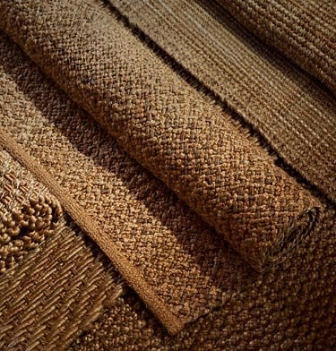 Medium Handwoven Indian Jute Rug